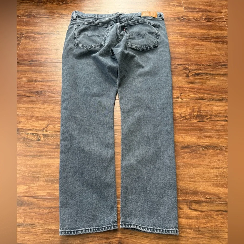 Levi’s 512 Slim Taper Jeans Mens 38x32 Gray Wash Denim Pants Modern Fit